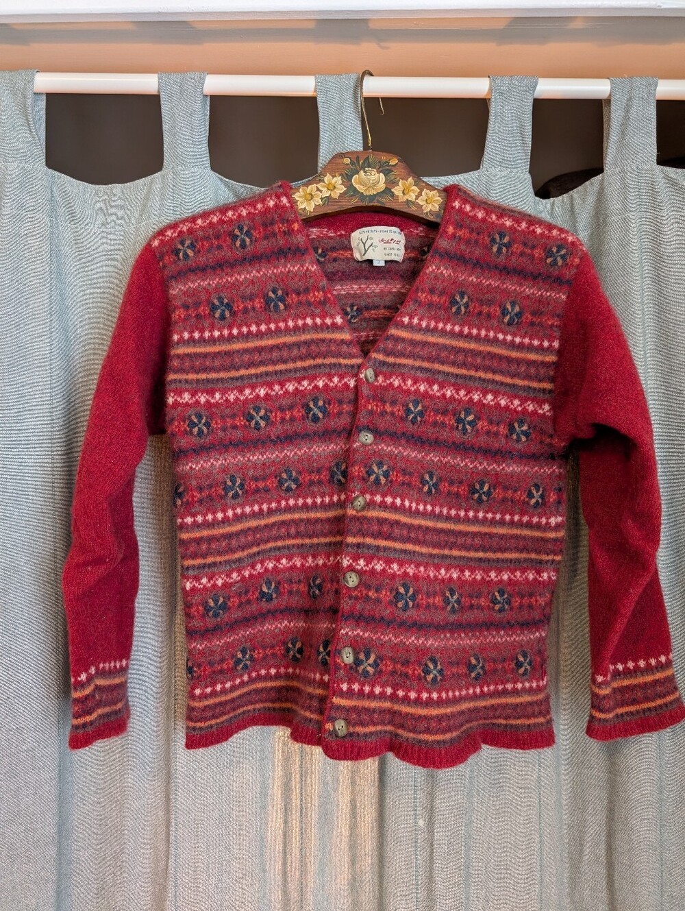Jack By Carli Gry • Autumn Days • Hymn To Nature • Rouge Wool Knit Sweater